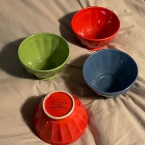 Pottery Barn Café Multi Color Caramic Dish et